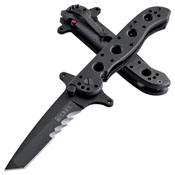 CRKT Half Serrated Military Folding Blade Knife 