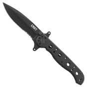 CRKT Kit Carson M21-10KSF Triple Point Serrations Folding Knife