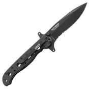 CRKT Kit Carson M21-10KSF Triple Point Serrations Folding Knife