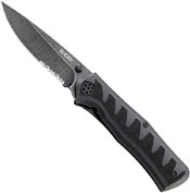CRKT Ruger Crack-Shot Half Serrated Folding Blade Knife