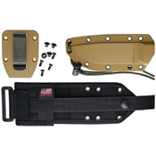 ESEE Model 4 Drop-Point Blade Fixed Knife w/ Sheath