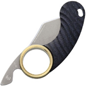 Fred Perrin Le Griffe Pliante Black G-10 Handle Folding Blade Knife