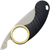 Fred Perrin Le Griffe Pliante Black G-10 Handle Folding Blade Knife