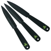 Double Edge Spear Point Throwing Knife Set