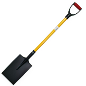 Shovel Square Point Fiberglass Handle - 28 inch