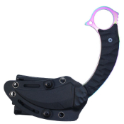 Steel Karambit Blade with Kydex Sheath