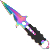 7.5' Fixed Blade Knife - Rainbow