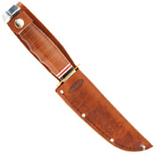 Marine Hunter Fixed Blade Knife w/ Leather Sheath