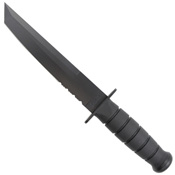 Ka-Bar 1245 Tanto Style Blade Fixed Knife w/ Sheath