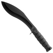 Combat Kukri Black Machete with Sheath