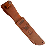Pearl Harbor Fixed Blade Knife w/ Leather Sheath