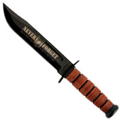 Ka-Bar POW MIA Commemorative Leather Handle Fighting Knife