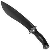 Camp 10 65MN Steel Blade Fixed Knife w/ Sheath