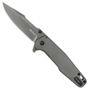 Ferrite 4.25 Inch Steel Handle Folding Knife