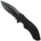 Clash 4.25 Inch Glass-Filled Nylon Handle Folding Knife