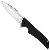 Skyline Stonewash Plain Edge Blade Folding Knife