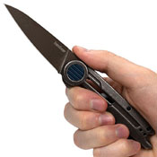 Kershaw Parsec Stainless Steel Handle Folding Knife