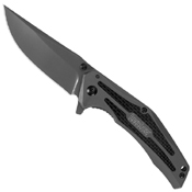 DuoJet Clip-Point Plain Edge Blade EDC Folding Knife