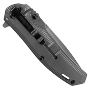 Fringe Drop-Point Plain Edge Blade EDC Folding Knife