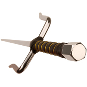 MC-2311 Leather Wrapped Handle Two Pcs Sai Set