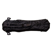 Dark Side 3.5 Inch Flame Graphic Folding Knife