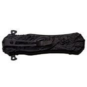 Dark Side 3.5 Inch Flame Graphic Folding Knife