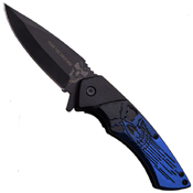 Dark Side Blades Grediant Handle Folding Knife