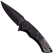 Dark Side Blades Grediant Handle Folding Knife