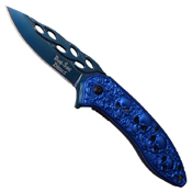 Dark Side Blades Aluminum Handle Folding Knife w/ Liner Lock