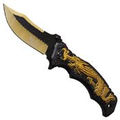 Dark Side Blades 4.75 Inch Anodized Aluminum Handle Folding Knife
