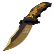 Dark Side Blades 4.75 Inch Anodized Aluminum Handle Folding Knife