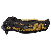 Dark Side Blades 4.75 Inch Anodized Aluminum Handle Folding Knife