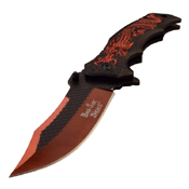 Dark Side Blades 4.75 Inch Anodized Aluminum Handle Folding Knife
