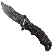 Dark Side Blades 4.75 Inch Anodized Aluminum Handle Folding Knife