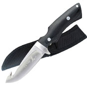 Elk Ridge Black Pakkawood Handle Outdoor Knife 
