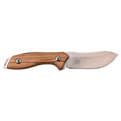 Elk Ridge Drop Point Blade Fixed Knife w/ Leather Sheath