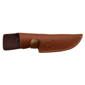 Elk Ridge Drop Point Blade Fixed Knife w/ Leather Sheath