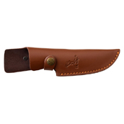 Elk Ridge Drop Point Blade Fixed Knife w/ Leather Sheath