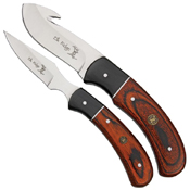 Elk Ridge 250WD Hunting Knife 2 Pcs Set w/ Nylon Sheath