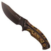 Elk Ridge Laser Etching Plain Blade Fixed Knife