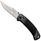 Elk Ridge 4.5 Inch Pakkawood Handle Manual Folding Knife