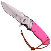 Elk Ridge A003 Stainless Steel Drop Point Blade Folding Knife