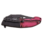 Elk Ridge Nylon Fiber Handle Folding Knife w/ Pocket Clip