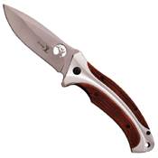 Elk Ridge Cut Out Logo Stainless Steel Folding Blade Knife