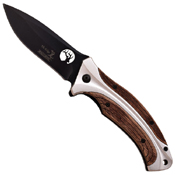 Elk Ridge Cut Out Logo Stainless Steel Folding Blade Knife