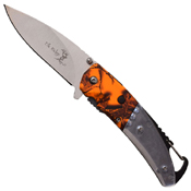 Elk Ridge Nylon Fiber Handle Folding Knife w/ Carabiner