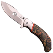 Elk Ridge Wood Handle w/ Stainless Steel Bolster Folding Knife