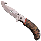 Elk Ridge Wood Handle w/ Stainless Steel Bolster Folding Knife