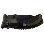 Elk Ridge ER-A934 Spring Assisted Folding Knife 5 Inch Closed