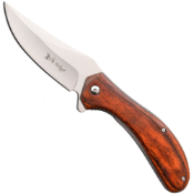 Elk Ridge Folding Knife - Wood handle
